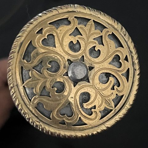 ITALIAN RONDEL DAGGER, SOUTH GERMAN PATTERN, 16TH CENTURY