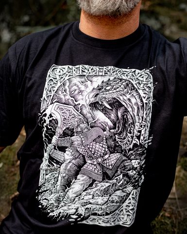 RAGNARÖK, SEVERSKÉ ČERNOBÍLÉ TRIČKO
