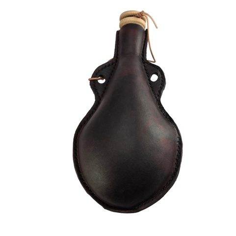 KOŽENÁ ČUTORKA, 0.5 L, DEKORAČNÍ REPLIKA