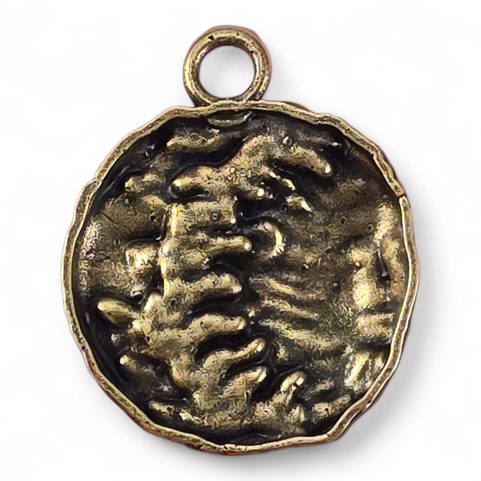 CONIUNCTIO, MĚSÍC A SLUNCE, PŘÍVĚSEK, ZINEK, STAROMOSAZ