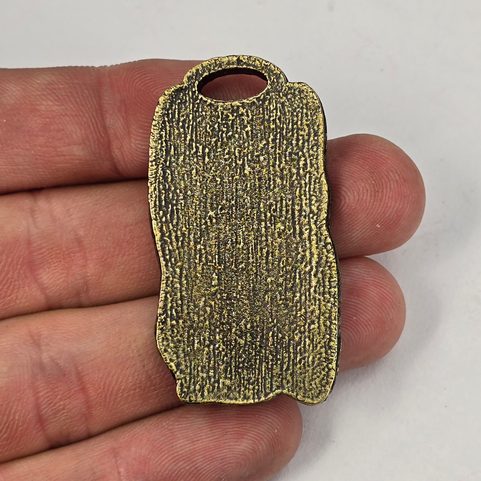 ALGIZ - RUNOVÝ AMULET, ZINEK STAROMOSAZ