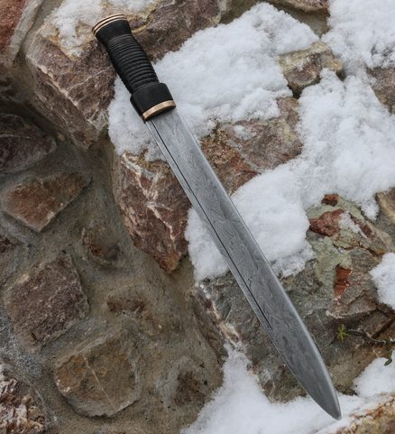 NEVIS, SKOTSKÝ NŮŽ, DIRK, DAMAŠKOVÁ OCEL