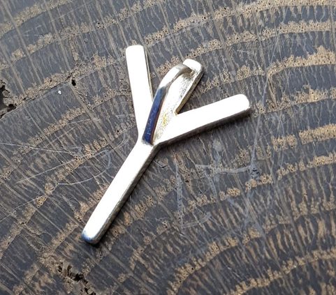 ALGIZ, STŘÍBRNÁ RUNA AG 925