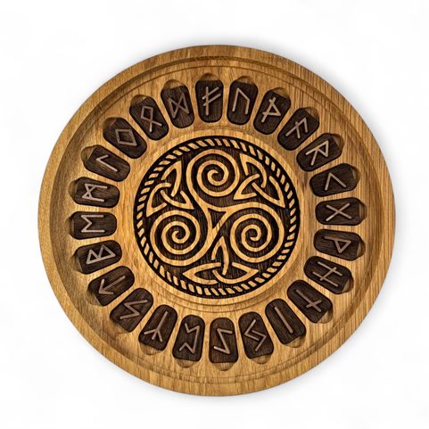YGGDRASIL, SADA RUN FUTHARK A DÁRKOVÁ KAZETA, 21 CM