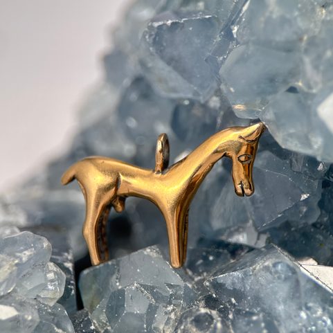 KELTSKÝ KŮŇ, GALIE, 1. STOLETÍ, AMULET, BRONZ