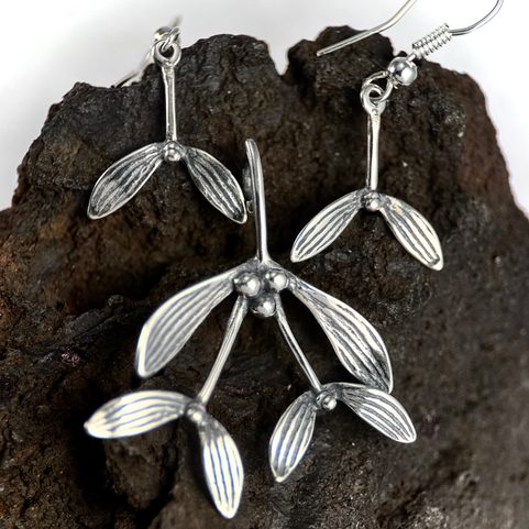 DRUIDSKÉ JMELÍ - SADA STŘÍBRNÝCH ŠPERKŮ, AG 925