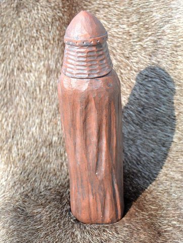PERUN, SLOVANSKÝ BŮH, UMĚLÝ KÁMEN - HNĚDÝ