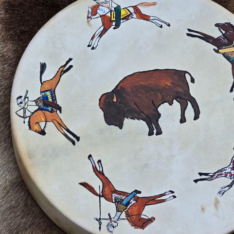 TATANKA, ŠAMANSKÝ BUBEN 40CM