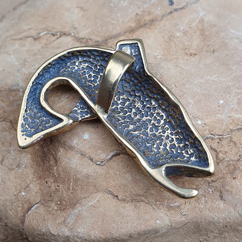 PSTRUH, RYBA AMULET BRONZ