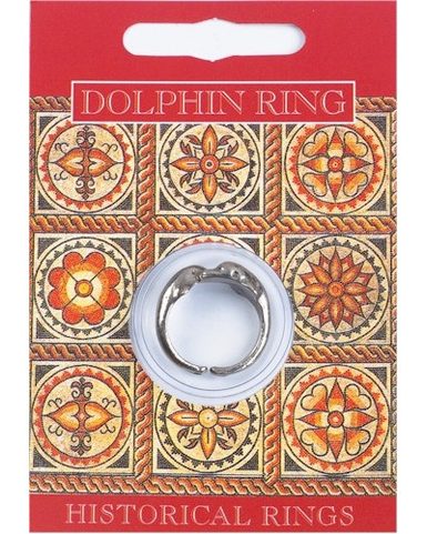 BAGUE ROMAINE AVEC DES DAUPHINS, BIJOUX FANTAISIE