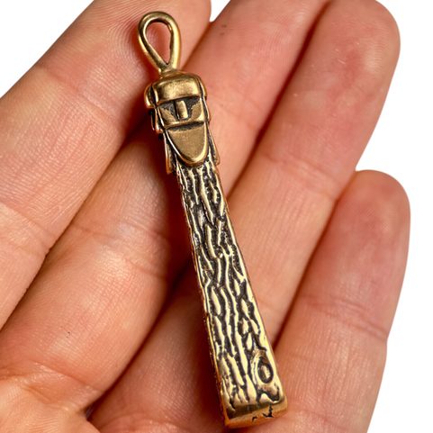 SVANTOVÍT, VELKÝ SLOVANSKÝ AMULET, BRONZ