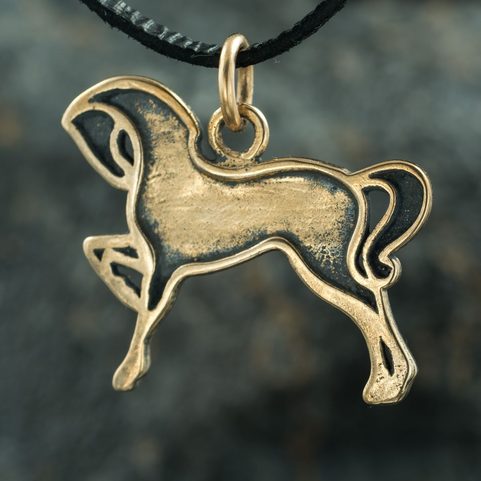 ŠEMÍK, KŮŇ, PŘÍVĚŠEK, BRONZ