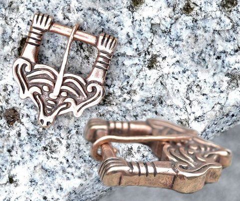 BRONZOVÁ PŘEZKA, VIKINGOVÉ, NORSKO, 10. STOLETÍ