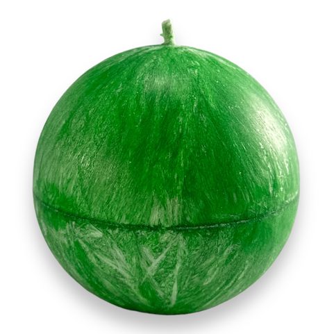 SVÍČKA, KOULE 8 MM, ZELENÁ