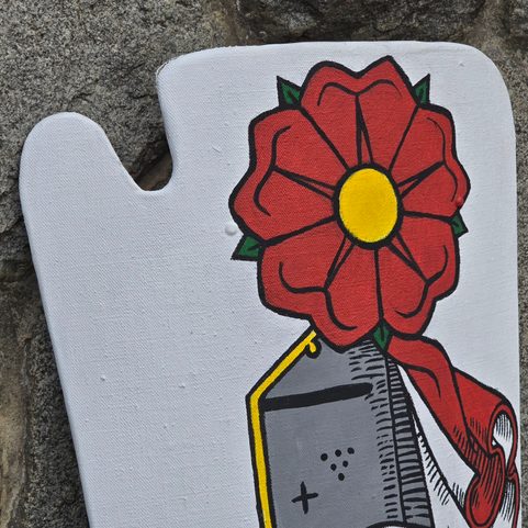 JEZDECKÁ TARČE, STŘEDOVĚKÝ ŠTÍT, ROŽMBERKOVÉ