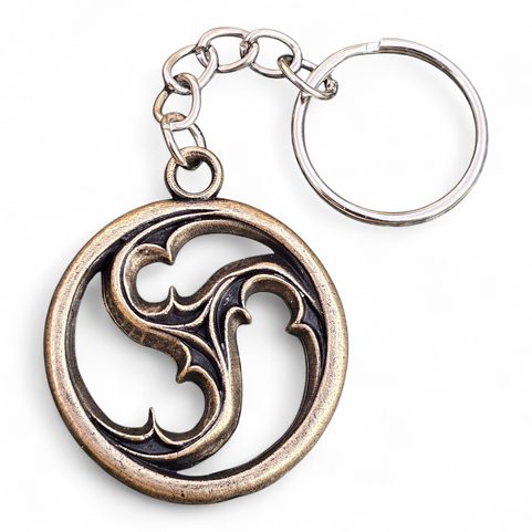 GOTICKÝ TRISKEL, OKNO KATEDRÁLY, KLÍČENKA, ZINEK, STAROMOSAZ