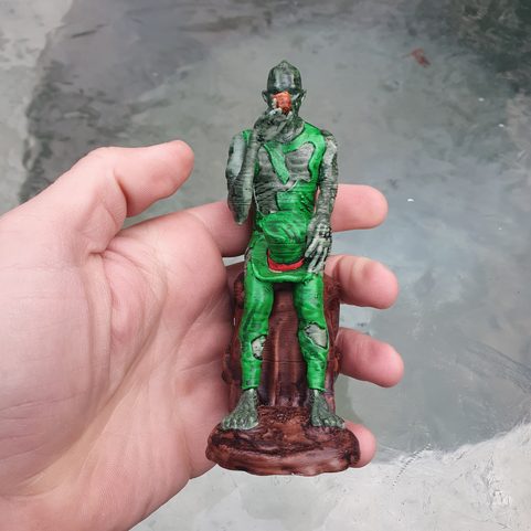 VODNÍK  - BUSTA, MINIATURA