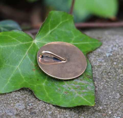 SLUNEČNÍ KRUH, OPPIDUM ZÁVIST, PŘÍVĚŠEK, BRONZ