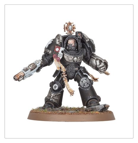 WARHAMMER 40K SPACE MARINES CAPTAIN IN TERMINATOR ARMOUR