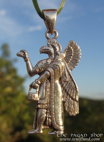 NISROCH, ASYRSKÝ BŮH ZEMĚDĚLSTVÍ, TALISMAN, AG 925
