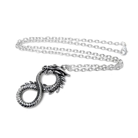 NÁHRDELNÍK INFINITY DRAGON, ALCHEMY GOTHIC