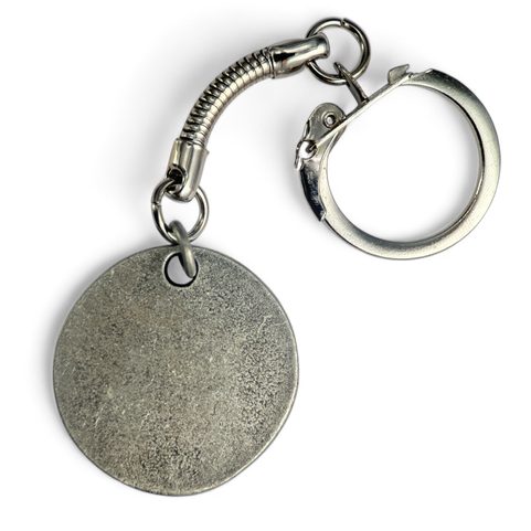 VÁLEČNÍCI KLÍČENKA, VÁLEČNICKÝ AMULET, SKALNÍ RYTINA TANUM, ŠVÉDSKO, ZINEK