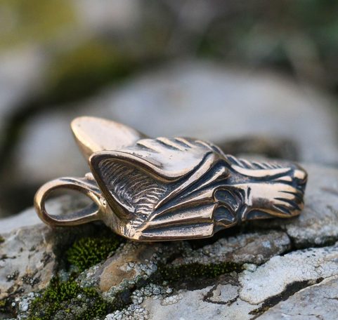 WARG, SEVERSKÝ VLK, PŘÍVĚŠEK BRONZ