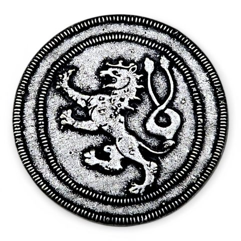 ČESKÝ LEV, PAMĚTNÍ MINCE - ZINEK