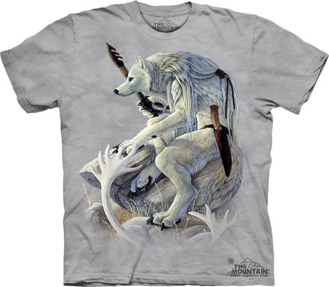WHITE WOLF SPIRIT, THE MOUNTAIN, TRIČKO BÍLÝ VLK LOVEC