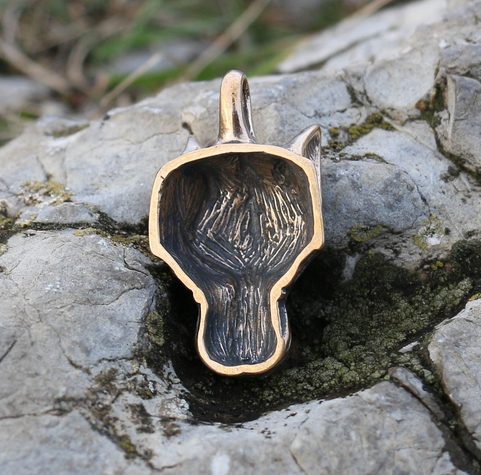 WARG, SEVERSKÝ VLK, PŘÍVĚŠEK BRONZ