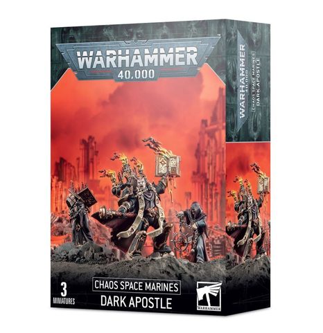 WARHAMMER 40K CHAOS SPACE MARINES DARK APOSTLE