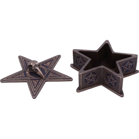 VRÁNA - PENTAGRAM RAVEN BOX 16.5CM