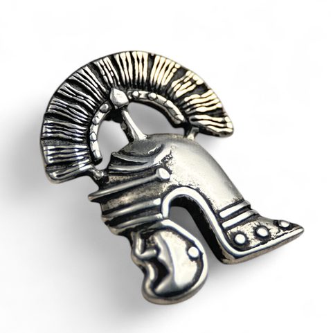CENTURION, ŘÍMSKÁ PŘILBA, STŘÍBRNÝ PŘÍVĚSEK, AG 925