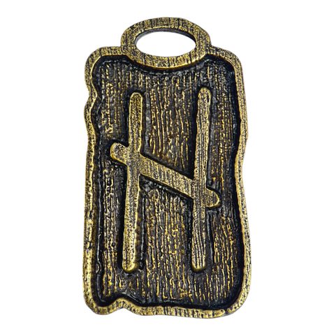 HAGALAZ - RUNOVÝ AMULET ZINEK STAROMOSAZ