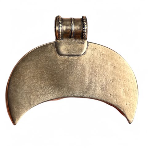 SLOVANSKÝ POHANSKÝ ŠPERK - LUNICE, BRONZ, LAPIS LAZULI