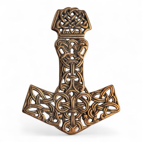 MJÖLNIR THOROVO KLADIVO BRONZOVÝ PŘÍVĚŠEK