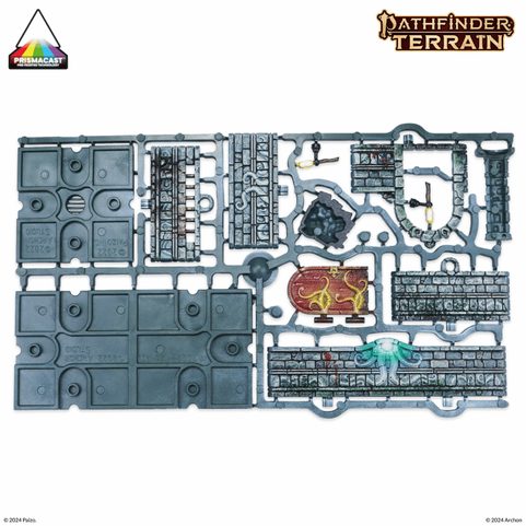 DUNGEONS & LASERS: PATHFINDER TERRAIN: ABOMINATION VAULTS PRE-PAINTED