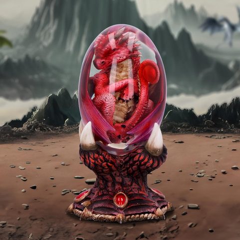 ELEMENTAL DRAGONLINGS - FIRE, FIGURKA 12 CM