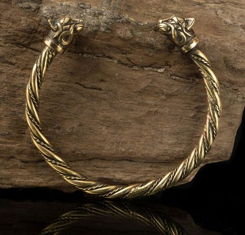 CAITLIN, KELTSKÁ KOČKA, NÁRAMEK, MOSAZ