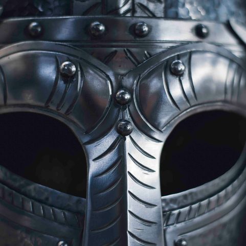 VENDEL, LUXUSNÍ VIKINSKÁ PŘILBA