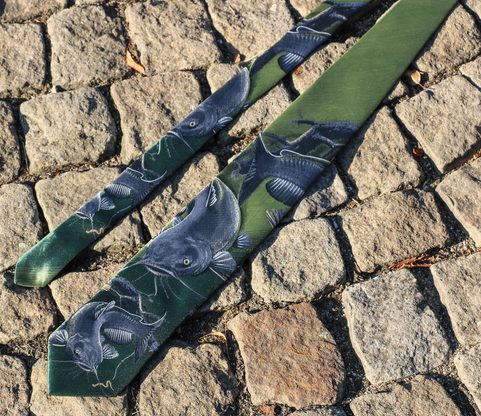 SUMEC, RYBÁŘSKÁ KRAVATA ZELENÁ