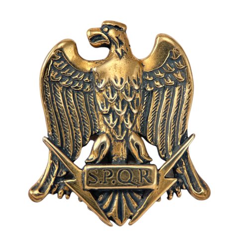 AQUILA, ŘÍMSKÁ ORLICE S.P.Q.R., PŘÍVĚŠEK, BRONZ