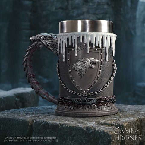 KORBEL GAME OF THRONES HOUSE STARK TANKARD