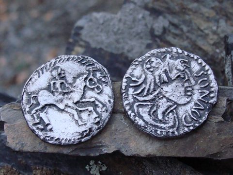 COVNOS, KELTSKÁ TETRADRACHMA, REPLIKA