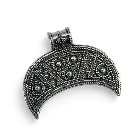 LUNULA, VELKOMORAVSKÝ STŘÍBRNÝ PŘÍVĚSEK, AG 925