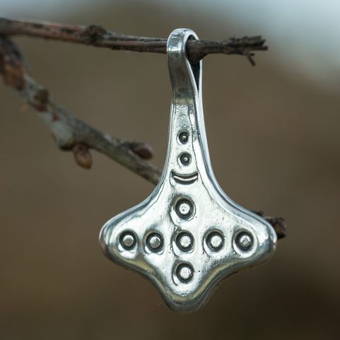THOROVO KLADIVO, STŘÍBRNÝ PŘÍVĚSEK, AG 925