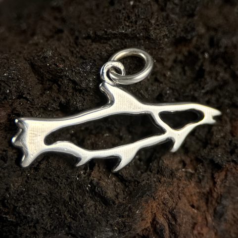 LUOSSA, SÁMSKÝ LOSOS, STŘÍBRNÝ PŘÍVĚSEK, AG 925