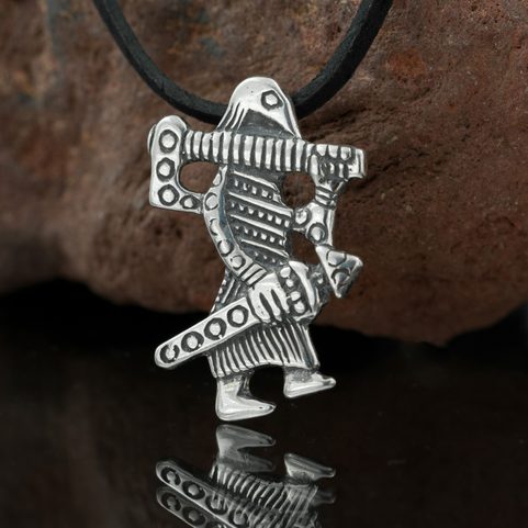 VIKING, VÁLEČNÍK, KLAHAMMAR, STŘÍBRNÝ PŘÍVĚSEK, REPLIKA, AG 925