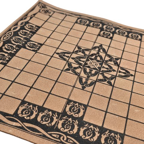 HNEFATAFL - VIKINSKÉ ŠACHY- HRACÍ PLOCHA - KŮŽE
