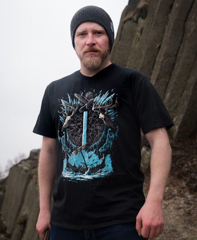 ISAZ, EDICE FUTHARK, TRIČKO BAREVNÉ PÁNSKÉ